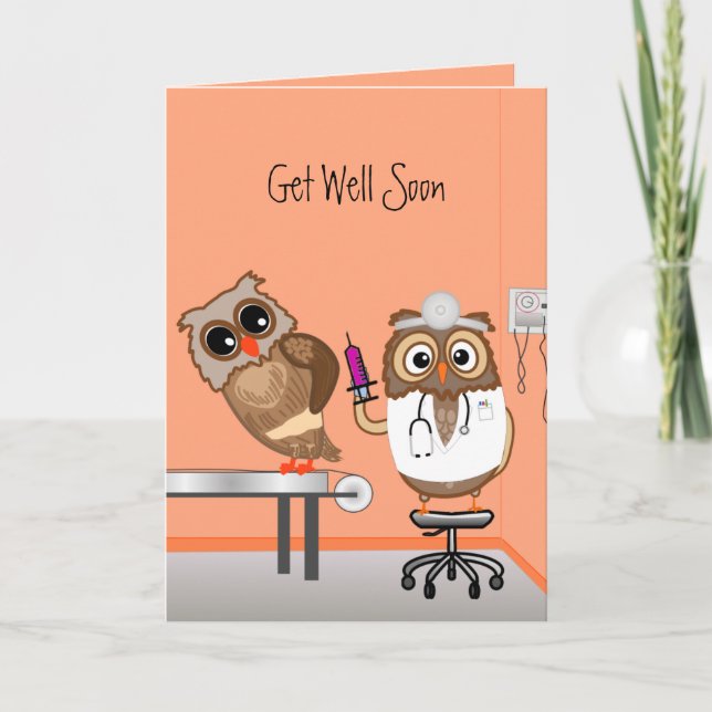 Cartão Get Well Soon (Frente)
