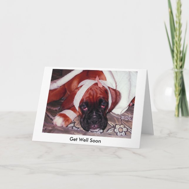 Cartão Get Well Soon (Frente)