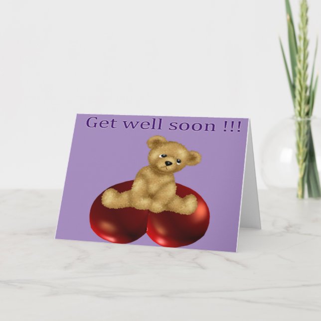 Cartão Get well soon (Frente)