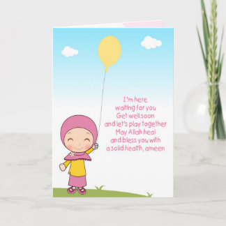 Cartão Get Well Soon Card