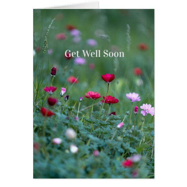 Cartão Get Well Soon Card (Frente)