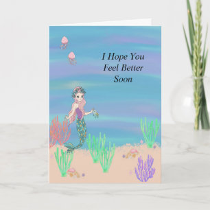 Cartão Get Well Soon Card for a Female Child