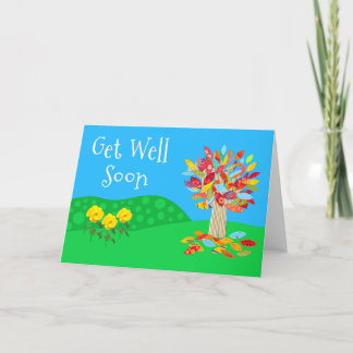Cartão Get Well Soon colorful card by Jo Images
