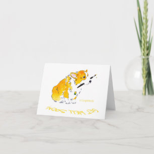 Cartão Get Well Soon Corgi Card