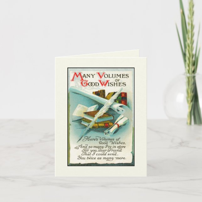 Cartão Get Well Soon for Avid Readers - Book Club Members (Frente)