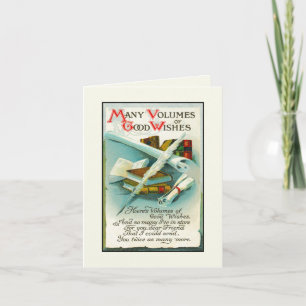 Cartão Get Well Soon for Avid Readers - Book Club Members