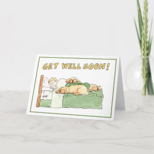 Cartão Get well soon greeting card