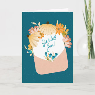 Cartão Get Well Sunshine Bouquet – Envelope of Flowers