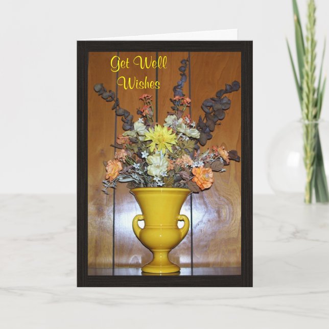 Cartão Get Well Wishes (Frente)