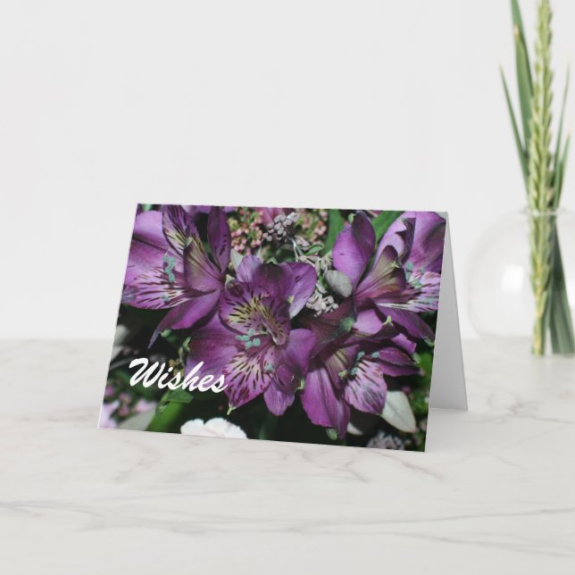 CARTÃO GET WELL WISHES GREETING CARDS (Frente)