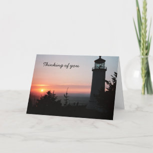 Cartão Get Well with Beautiful Sunset