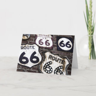Cartão Get your kicks on Route 66