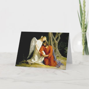 Cartão Gethsemane por Carl Heinrich Bloch 1805
