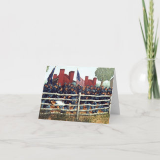 Cartão Gettysburg, Battle at the Brickyard Note Card 3