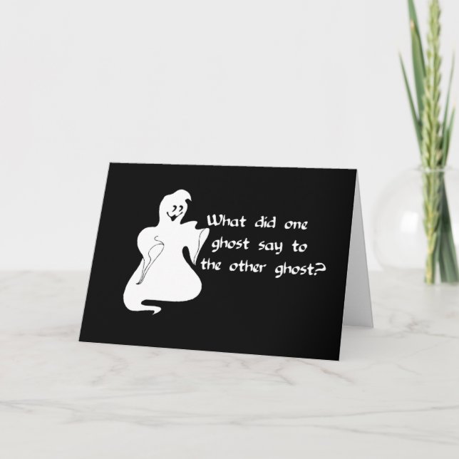 Cartão Ghost Question (Frente)