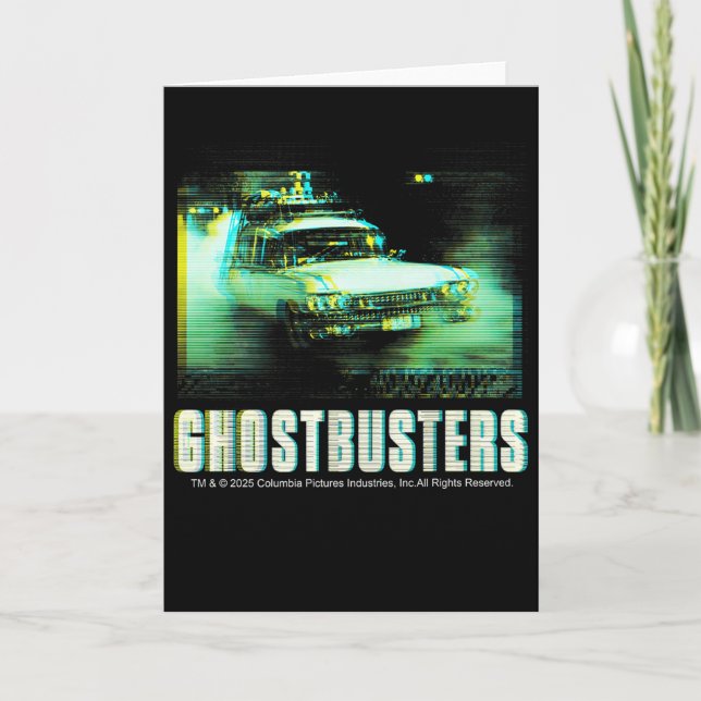 Cartão Ghostbusters Halloween Design Ghostbusters Premium (Frente)