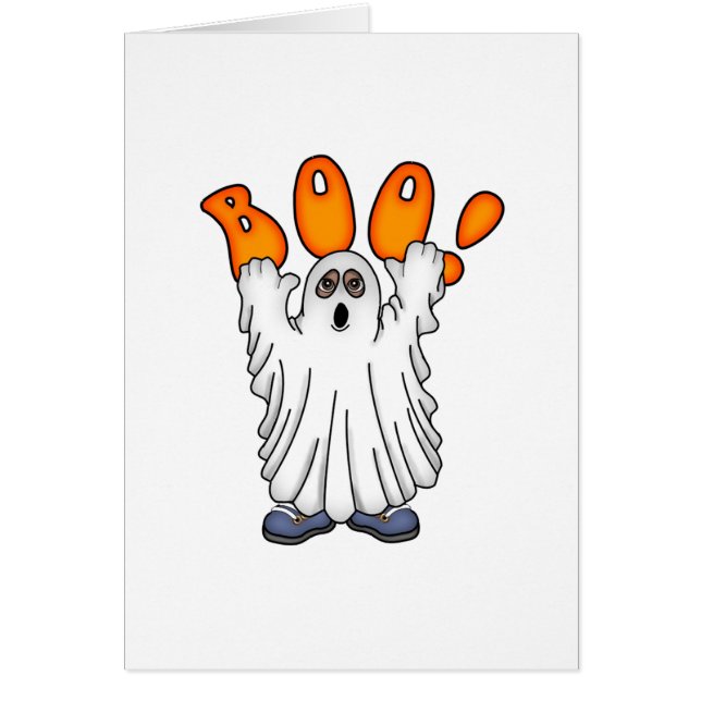 Cartão Ghosted Boo (Frente)