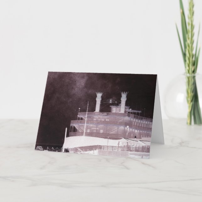 Cartão Ghostly Ship (Frente)