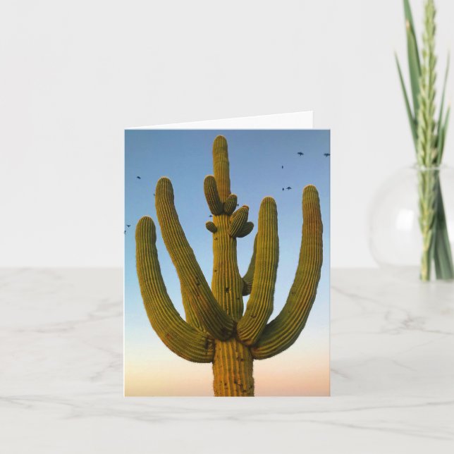 Cartão giant saguaro notecard (blank inside) (Frente)