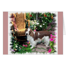 Cartão Gifes de Arte do Welsh Springer Spaniel