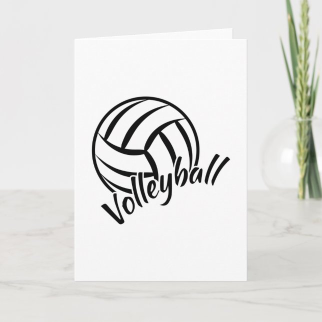 Cartão Gift da Equipe de Voleibol de Praia (Frente)