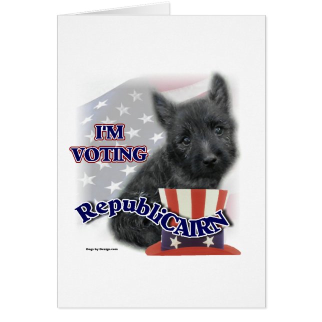 Cartão Gifts de Cairn Terrier (Frente)