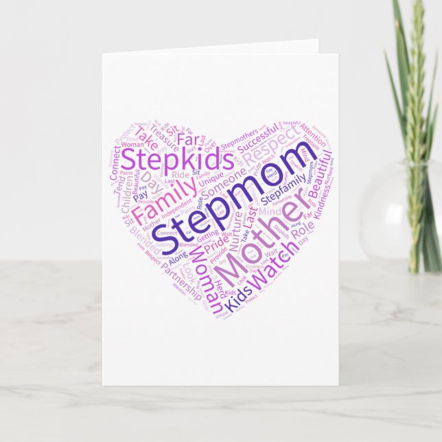 Cartão Gifts for stepmom (Frente)