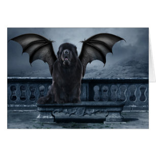 Cartão gigante da gárgula