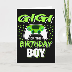 Cartão Gigi Das Decorações Do Jogo De Aniversário