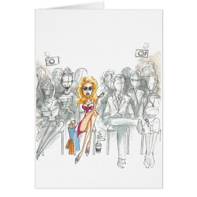 Cartão Gigi - esteja para fora (Frente)