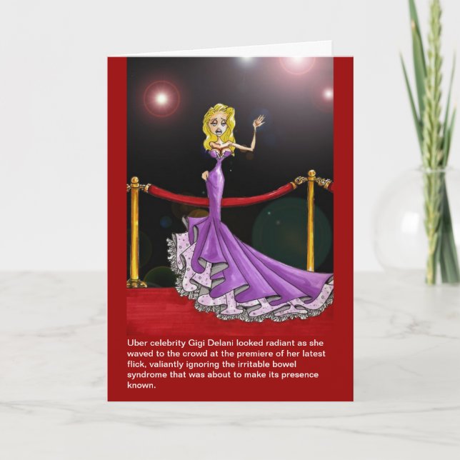 Cartão Gigi - obtenha bem (Frente)