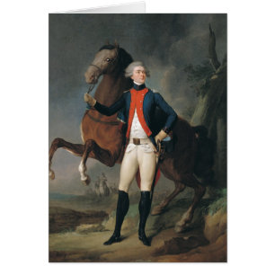 Cartão Gilbert Motier Marquês de la Fayette, 1788