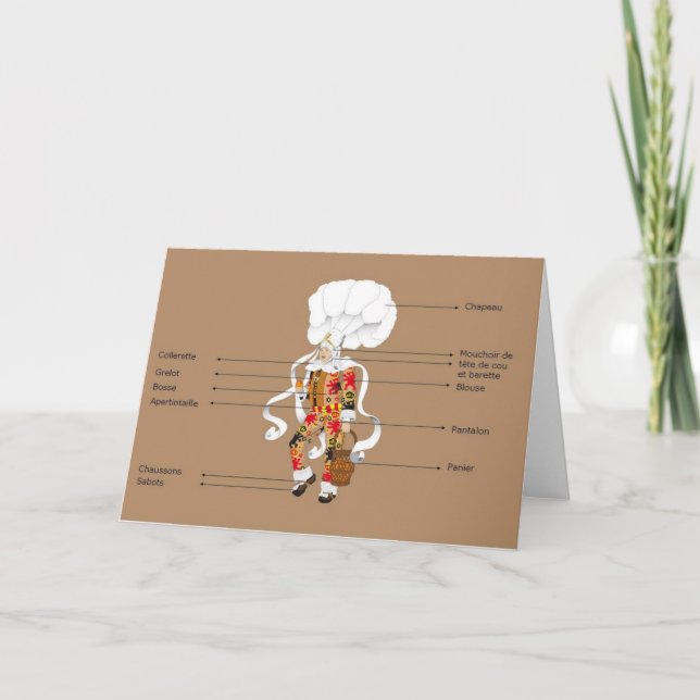 Cartão Gille de Binche Notecard (Frente)