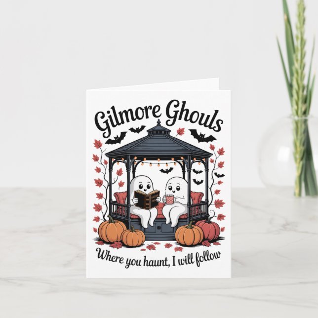 Cartão Gilmore Ghouls Onde Você Assombra4  (Frente)