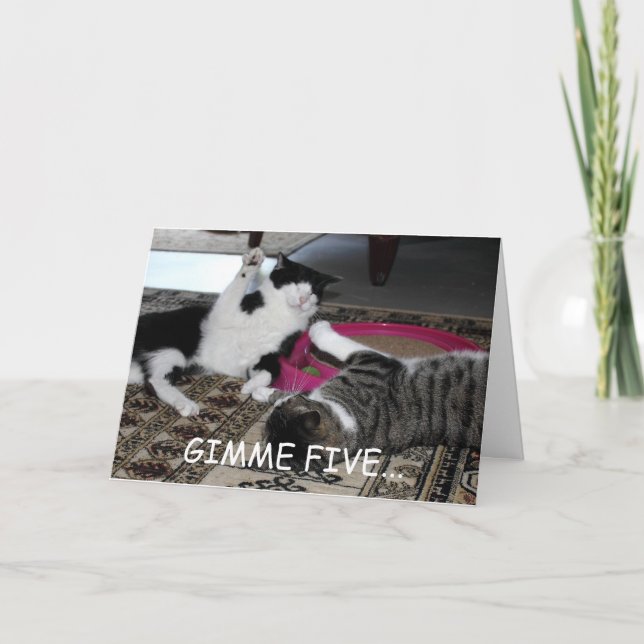 Cartão Gimme Cinco (Frente)
