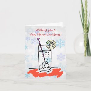 Cartão Gin Sling Feliz Natal
