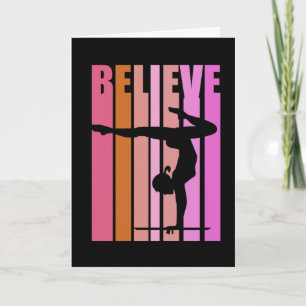 Cartão Ginasio Feminino Ginástica Meninas Mão Invertida R