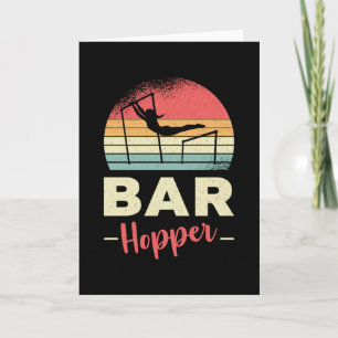 Cartão ginasta de Bar Inven Hopper Acrobat Retro