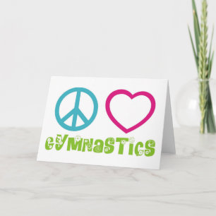 Cartão Ginástica do Amor de Paz