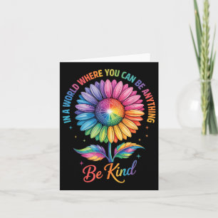 Cartão Gind Flower Rainbow Lgbtq Trans Biual Gay Lésbica