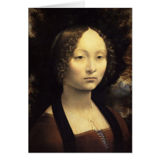 Cartão Ginevra de' Benci