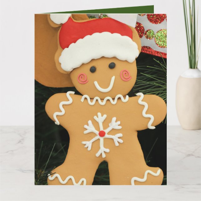 Cartão Ginger Bread Man (Frente)
