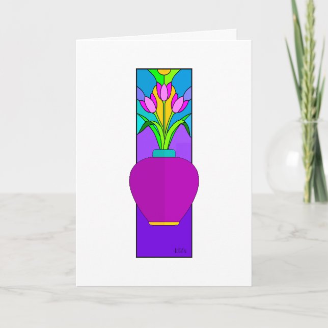 Cartão Ginger Jar Floral sympathy card (Frente)