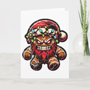 Cartão Gingerbird Krampus Natal Pajama X mas Divertimento