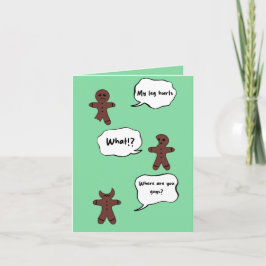 Cartão Gingerbread kerst