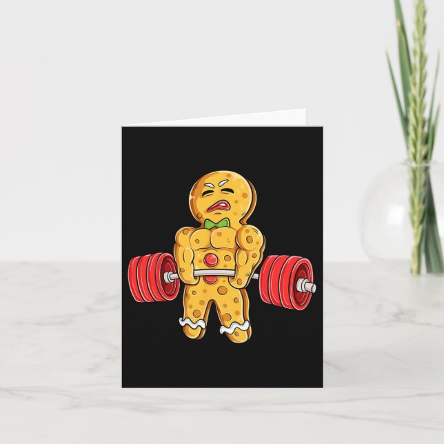 Cartão Gingerpão Homem Gym Bodybuilding Chr (Frente)