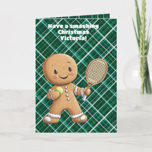 Cartão Gingerpão Tênis Grand Slam 🎾 🎄 texto personaliza