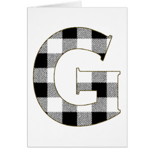 Cartão Gingham Check G