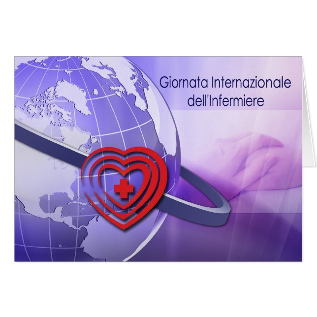 Cartão Giornata Internazionale dell'Infermiere (Frente Horizontal)