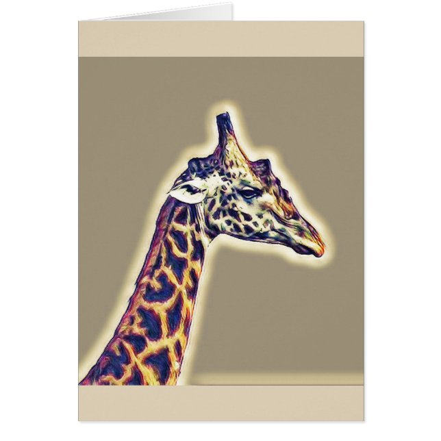 Cartão Girafa (Frente)